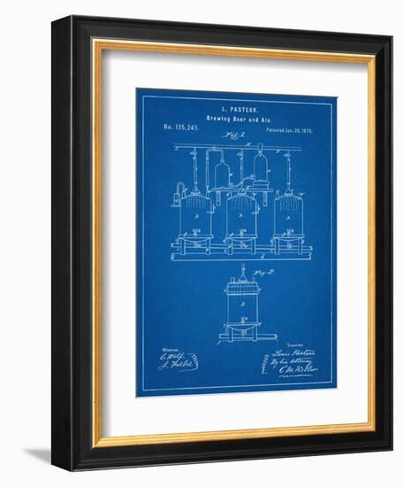 Brewing Beer Patent-null-Framed Art Print