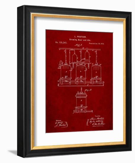 Brewing Beer Patent-Cole Borders-Framed Art Print