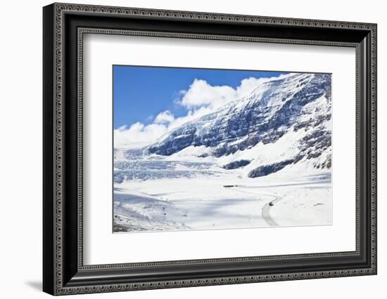 Brewsters Snocoach Driving-Neale Clark-Framed Photographic Print