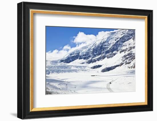 Brewsters Snocoach Driving-Neale Clark-Framed Photographic Print