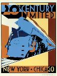 Streamline Train-Brian James-Framed Art Print