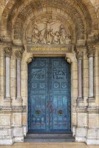 Doors to Basilique Du Sacre Coeur, Montmartre, Paris, France by Brian Jannsen