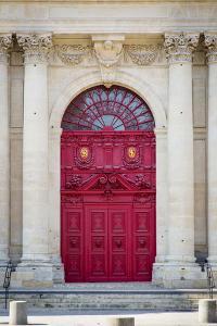 Doors to Saint Paul-Saint Louis Church in the Marais, Paris, France by Brian Jannsen