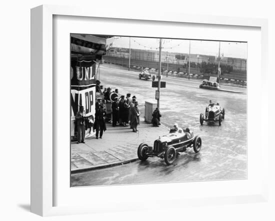 Brian Lewis in an Alfa Romeo Monza in the Mannin Moar Race, Douglas, Isle of Man, 1933-null-Framed Premium Photographic Print