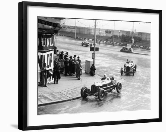 Brian Lewis in an Alfa Romeo Monza in the Mannin Moar Race, Douglas, Isle of Man, 1933-null-Framed Photographic Print