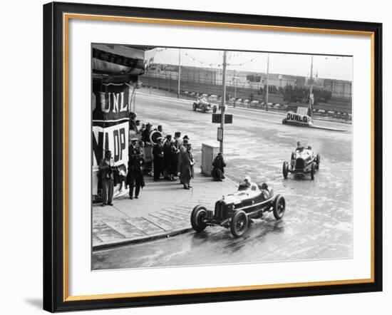 Brian Lewis in an Alfa Romeo Monza in the Mannin Moar Race, Douglas, Isle of Man, 1933-null-Framed Photographic Print