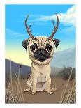 Boston and Frenchie-Brian Rubenacker-Framed Stretched Canvas