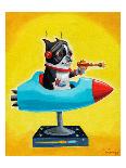 Rocket Yellow-Brian Rubenacker-Art Print