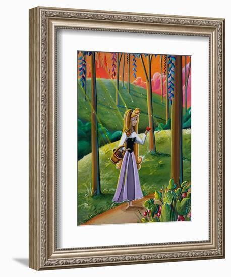 Briar Rose-Cindy Thornton-Framed Art Print