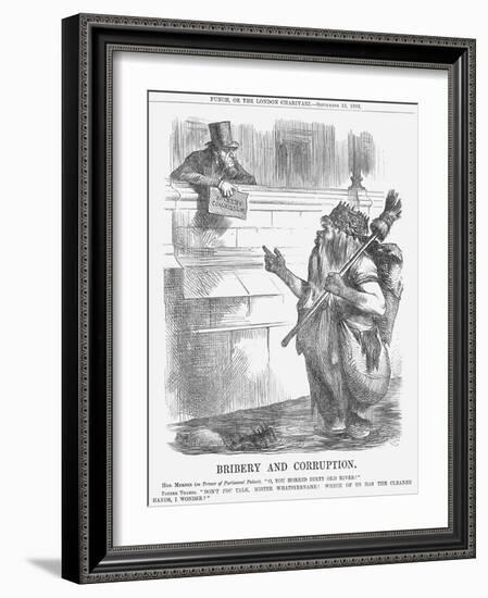 Bribery and Corruption, 1866-John Tenniel-Framed Giclee Print