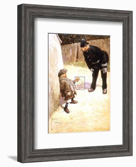 Bribery-Lawson Wood-Framed Art Print