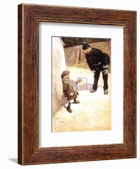 Bribery-Lawson Wood-Framed Art Print