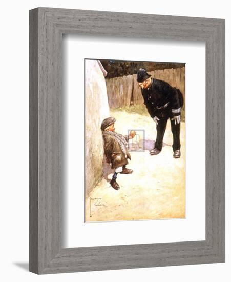 Bribery-Lawson Wood-Framed Art Print