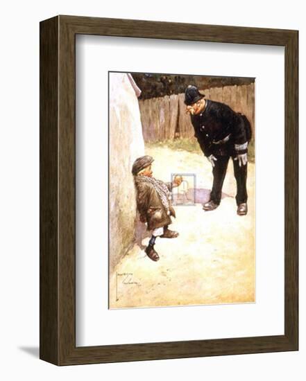 Bribery-Lawson Wood-Framed Art Print