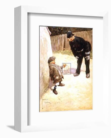 Bribery-Lawson Wood-Framed Art Print