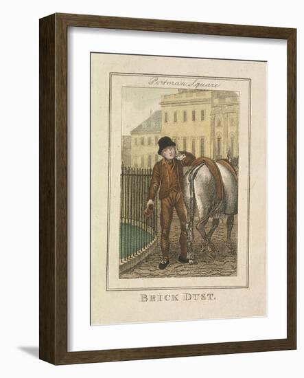 Brick Dust, Cries of London, 1804-William Marshall Craig-Framed Giclee Print