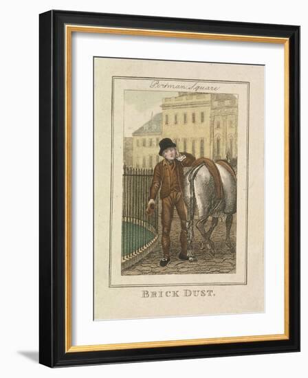 Brick Dust, Cries of London, 1804-William Marshall Craig-Framed Giclee Print