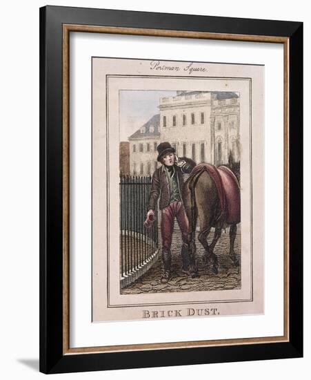 Brick Dust, Cries of London, 1804-William Marshall Craig-Framed Giclee Print