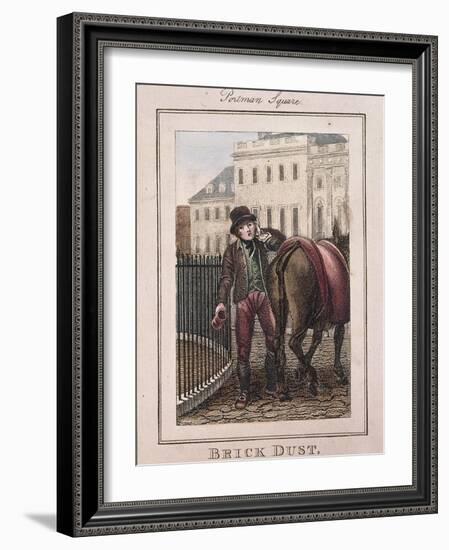 Brick Dust, Cries of London, 1804-William Marshall Craig-Framed Giclee Print