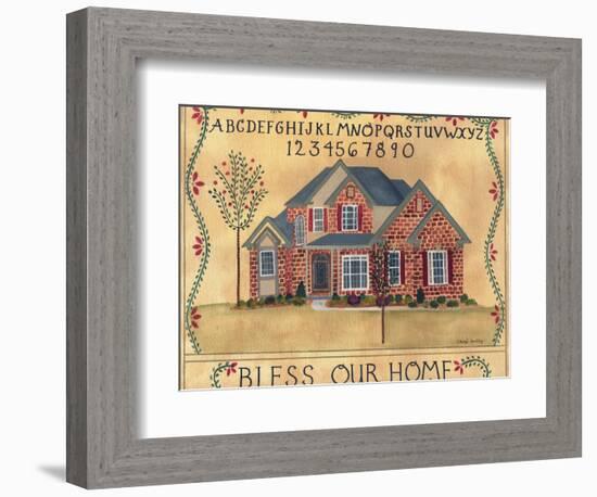 Brick House Blessing-Cheryl Bartley-Framed Giclee Print