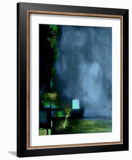 Brick In A Blue Wall-Ruth Palmer-Framed Art Print