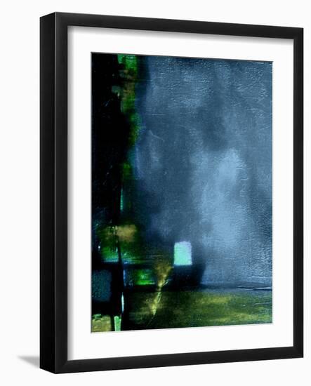 Brick In A Blue Wall-Ruth Palmer-Framed Art Print