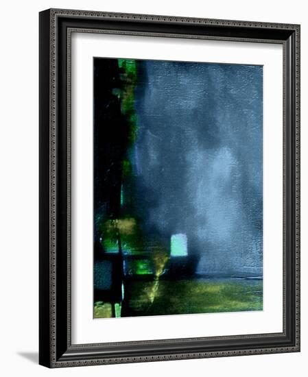 Brick In A Blue Wall-Ruth Palmer-Framed Art Print