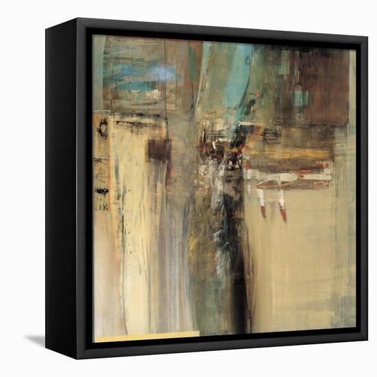 Brick is Red-Sarah Stockstill-Framed Stretched Canvas