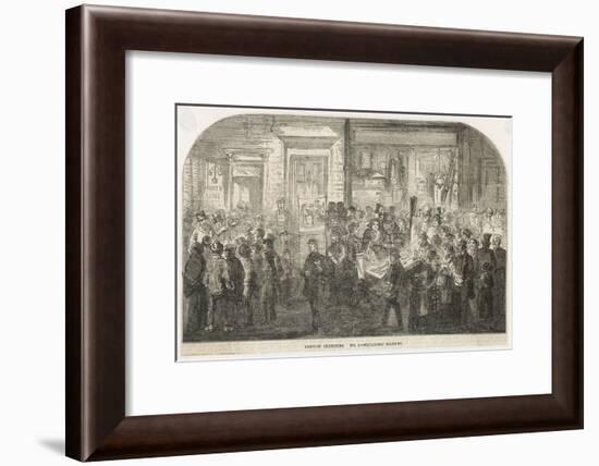 Brick Lane Market 1861-null-Framed Art Print