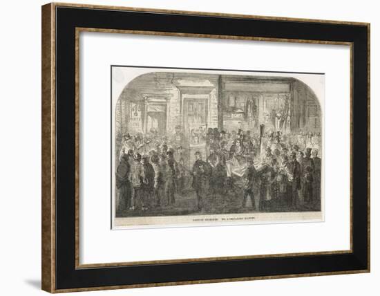 Brick Lane Market 1861-null-Framed Art Print