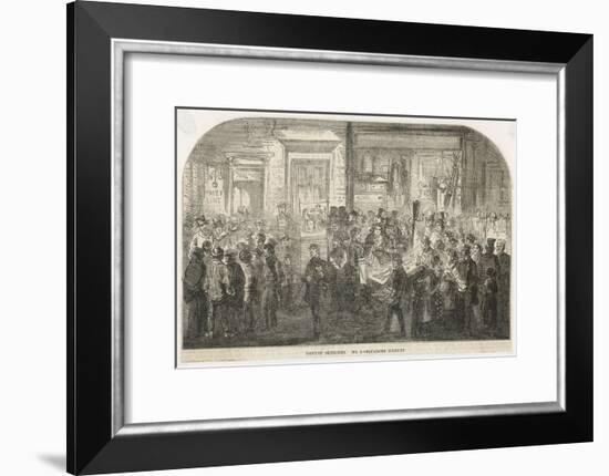 Brick Lane Market 1861-null-Framed Art Print