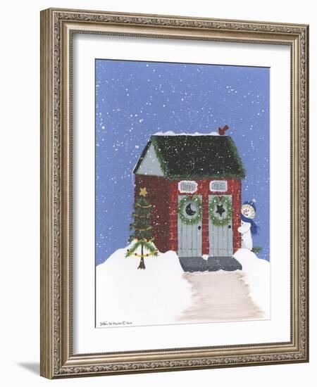 Brick Outhouse-Debbie McMaster-Framed Giclee Print