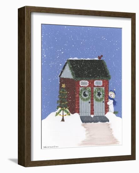 Brick Outhouse-Debbie McMaster-Framed Giclee Print