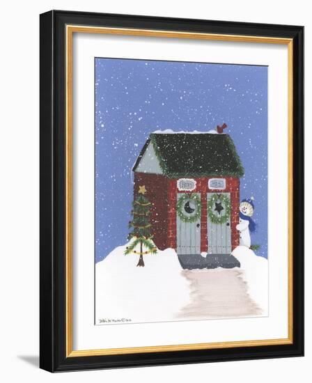 Brick Outhouse-Debbie McMaster-Framed Giclee Print