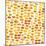 Brick Path-gold    fall colors, watercolor, dabs of color-Robbin Rawlings-Mounted Art Print