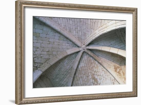 Brick Vault, Architectural Detail of Chateau De Lucheux-null-Framed Giclee Print