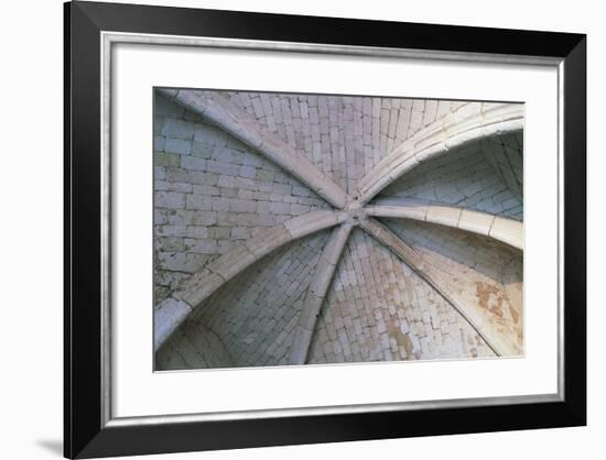 Brick Vault, Architectural Detail of Chateau De Lucheux-null-Framed Giclee Print