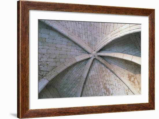 Brick Vault, Architectural Detail of Chateau De Lucheux-null-Framed Giclee Print