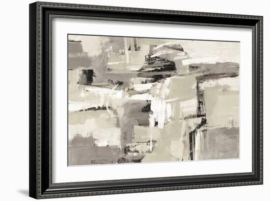 Brick Wall Neutral Crop-Silvia Vassileva-Framed Art Print