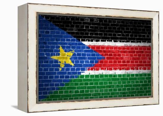 Brick Wall South Sudan-Tonygers-Framed Stretched Canvas