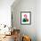 Brick Watercolor-Lora Feldman-Framed Art Print displayed on a wall