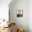 Brick Watercolor-Lora Feldman-Framed Stretched Canvas displayed on a wall