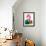 Brick Watercolor-Lora Feldman-Framed Art Print displayed on a wall