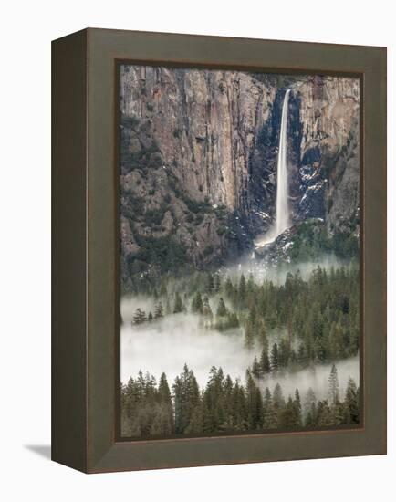 Bridal Falls, Yosemite, California, USA-Tom Norring-Framed Premier Image Canvas