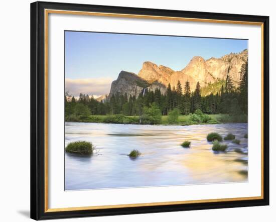 Bridal Falls, Yosemite, California, USA-Tom Norring-Framed Photographic Print