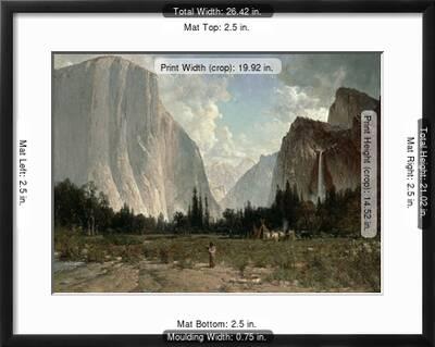 Bridal Veil Falls Yosemite C 1870 84 Giclee Print Thomas Hill Art Com