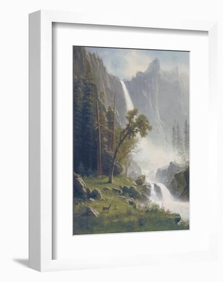 Bridal Veil Falls, Yosemite, c.1871-73-Albert Bierstadt-Framed Art Print