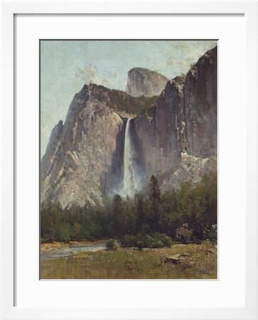 Bridal Veil Falls Yosemite Ansel Adams