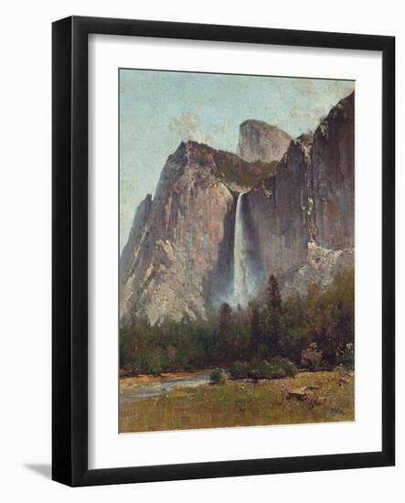 Bridal Veil Falls - Yosemite Valley-Thomas Hill-Framed Giclee Print