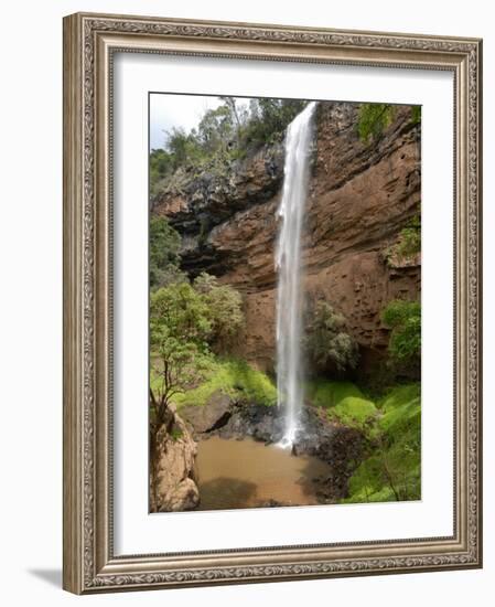 Bridal Veil Waterfall, Drakensberg Mountains, South Africa, Africa-Groenendijk Peter-Framed Photographic Print